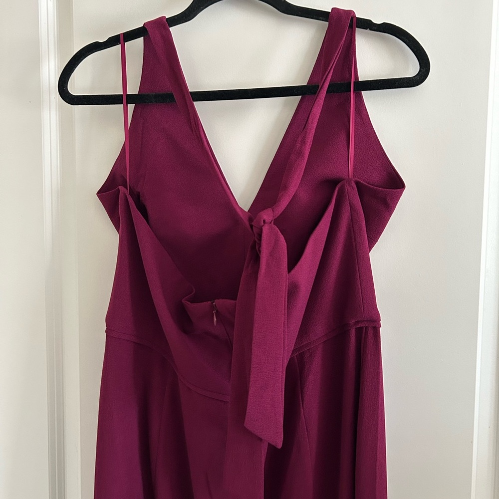 Dress the Population Backless Plum Gown - Picture 7 of 14